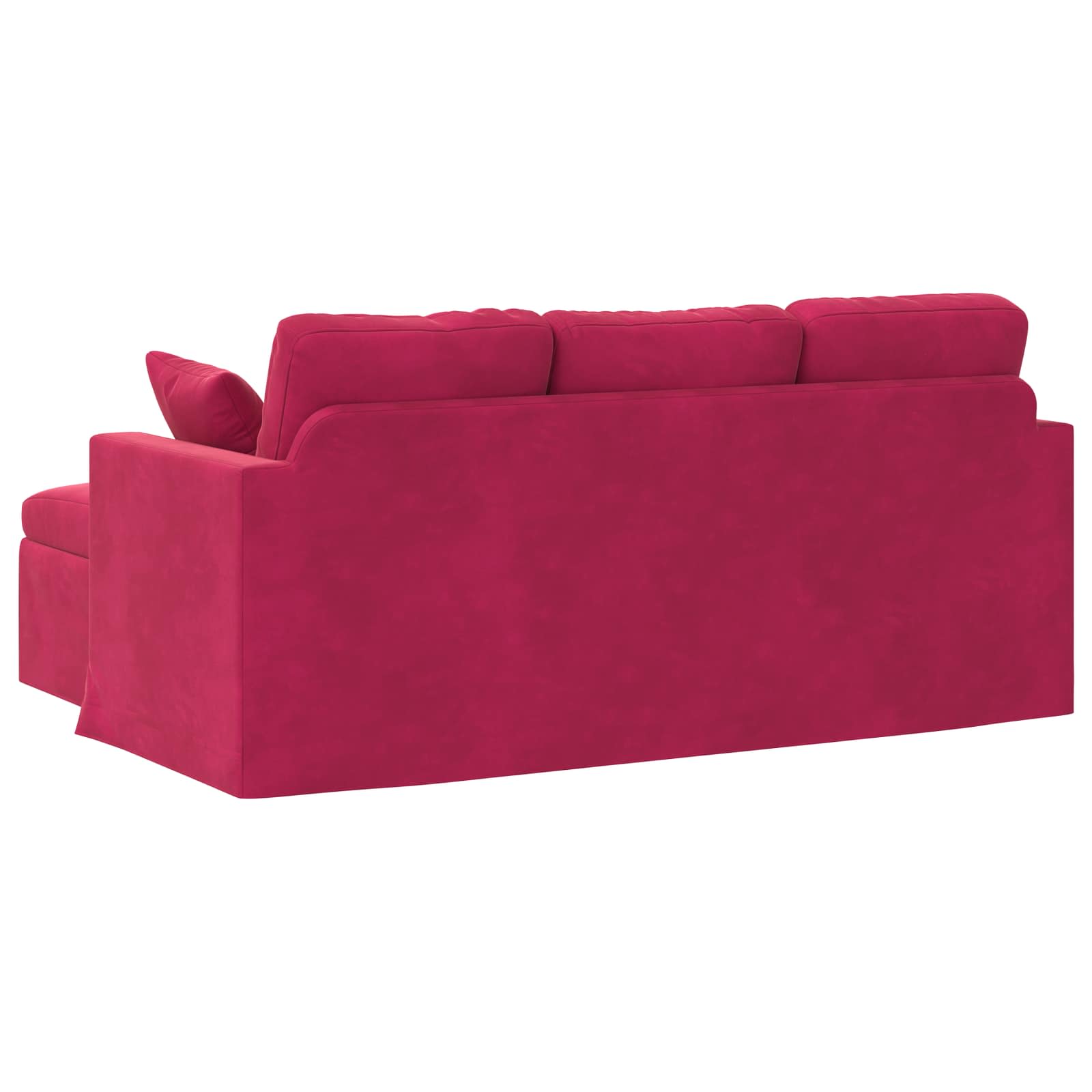 Sofa Vinska crvena 178 x 134 x 80 cm Baršun