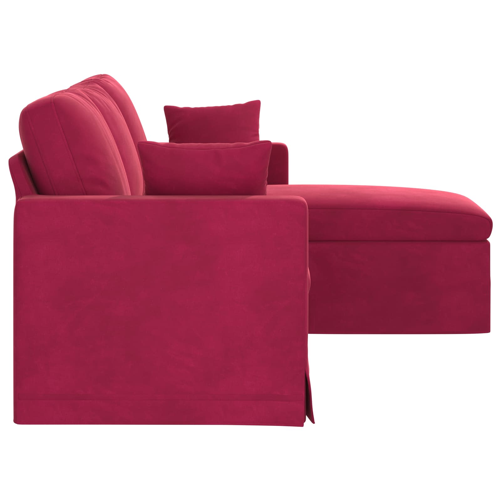 Sofa Vinska crvena 178 x 134 x 80 cm Baršun