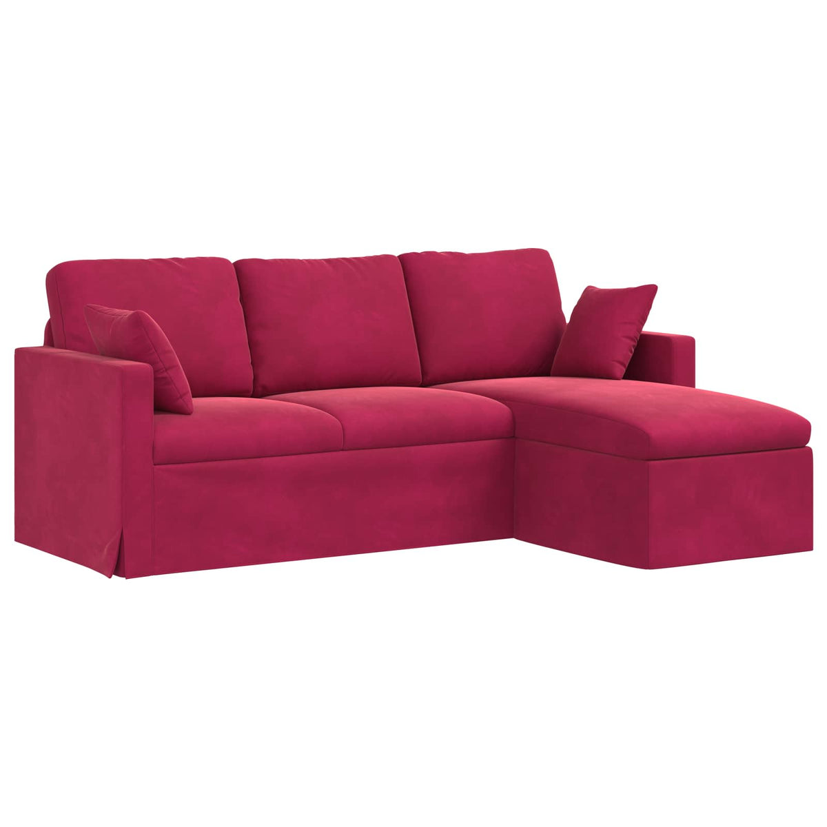 Sofa Vinska crvena 198 x 134 x 80 cm Baršun