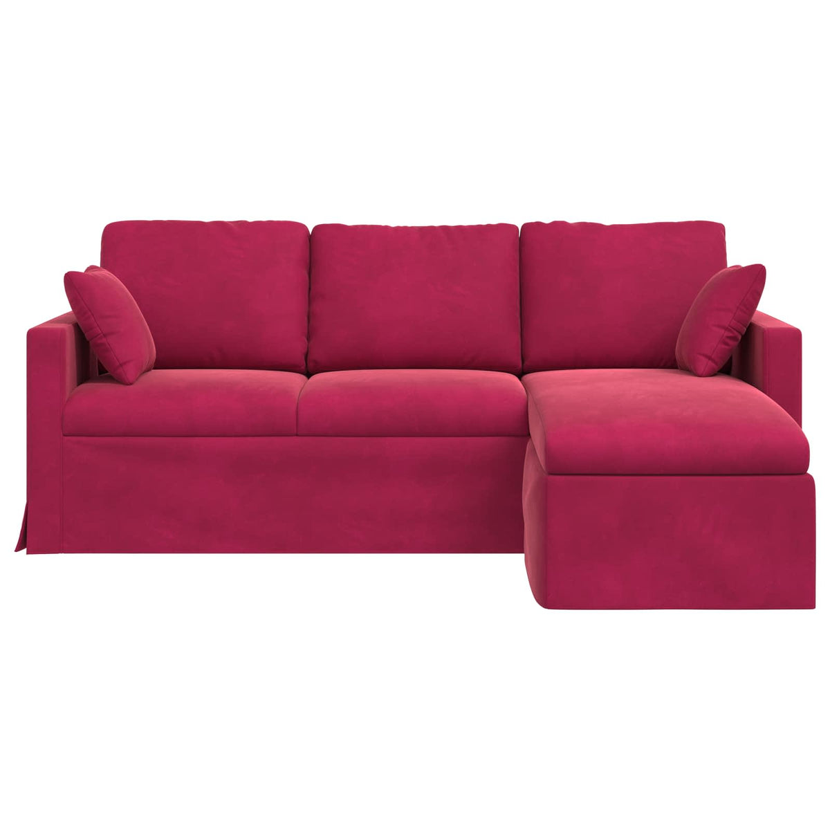 Sofa Vinska crvena 198 x 134 x 80 cm Baršun