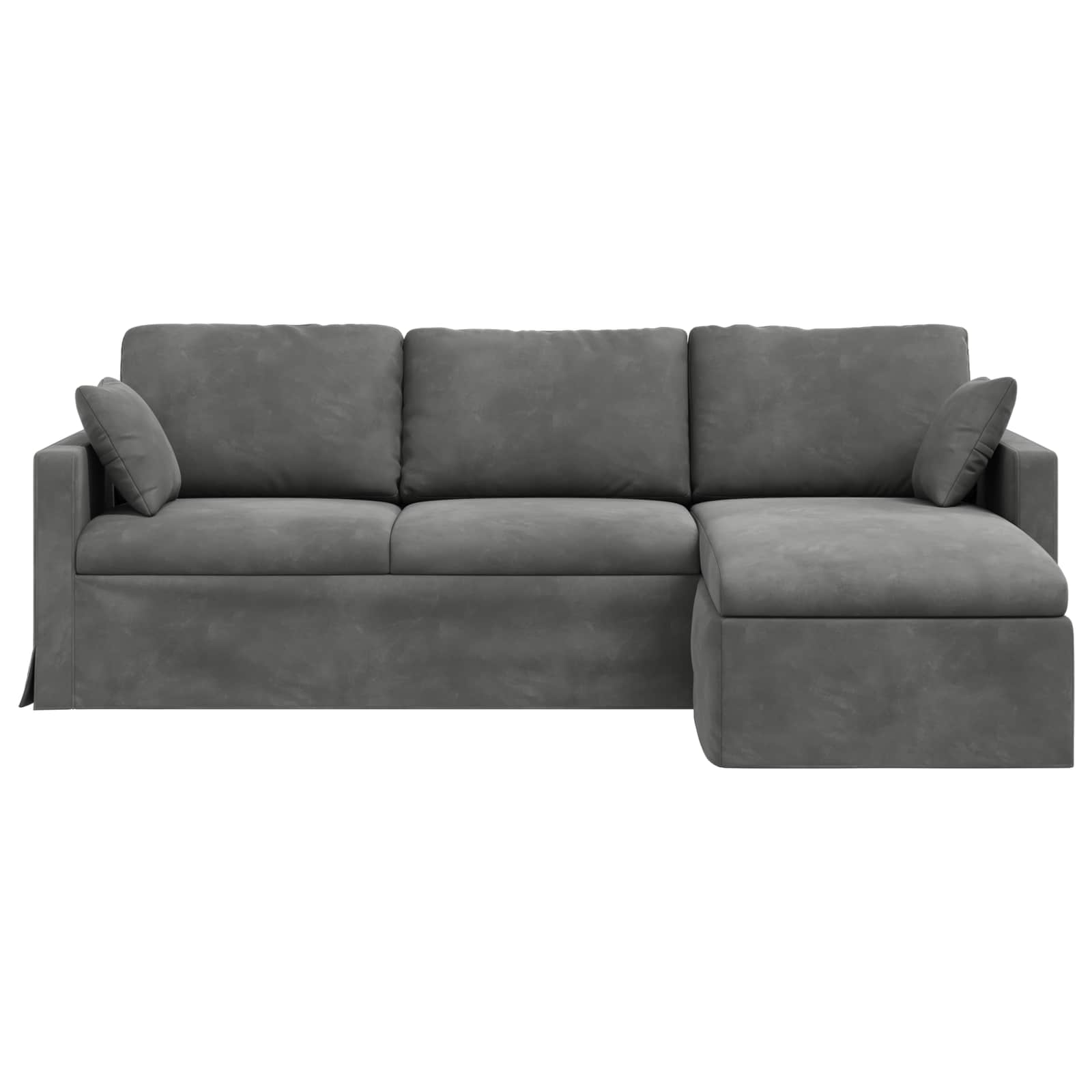 Sofa Tamno siva 228 x 134 x 80 cm Baršun