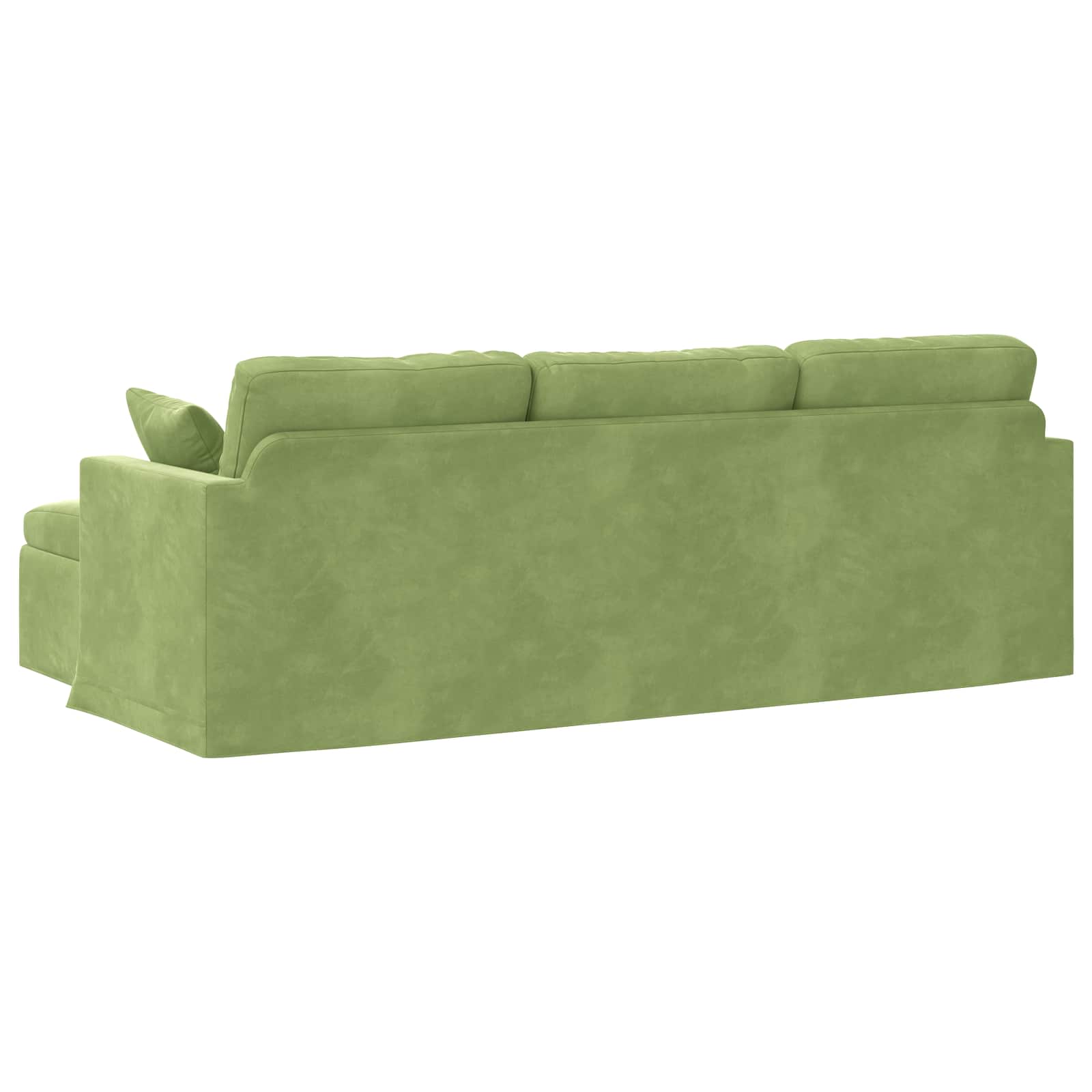Sofa Svijetlo zelena 228 x 134 x 80 cm Baršun