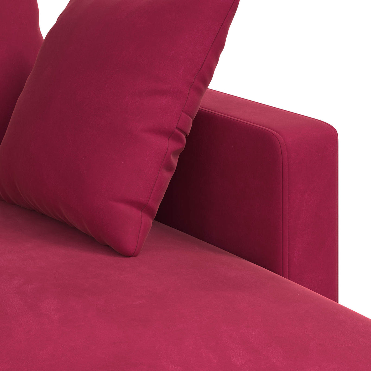 Sofa Vinska crvena 228 x 134 x 80 cm Baršun