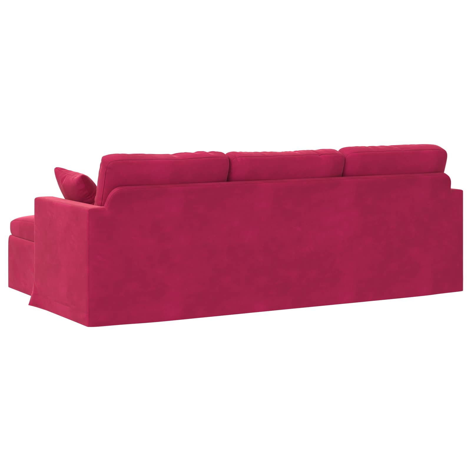 Sofa Vinska crvena 228 x 134 x 80 cm Baršun