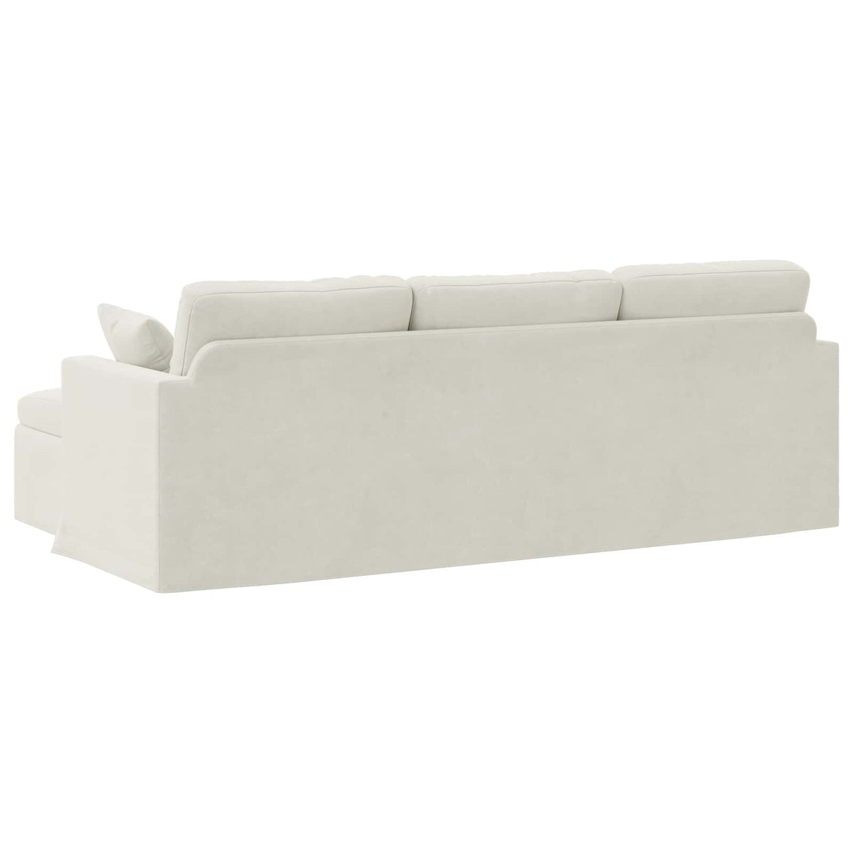 Sofa Krema 228 x 134 x 80 cm Baršun