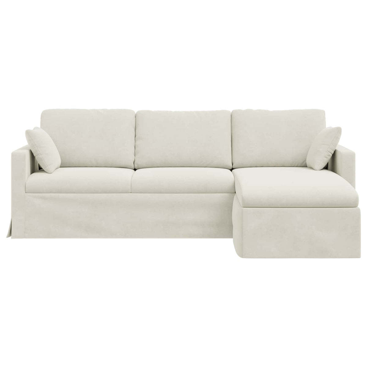 Sofa Krema 228 x 134 x 80 cm Baršun