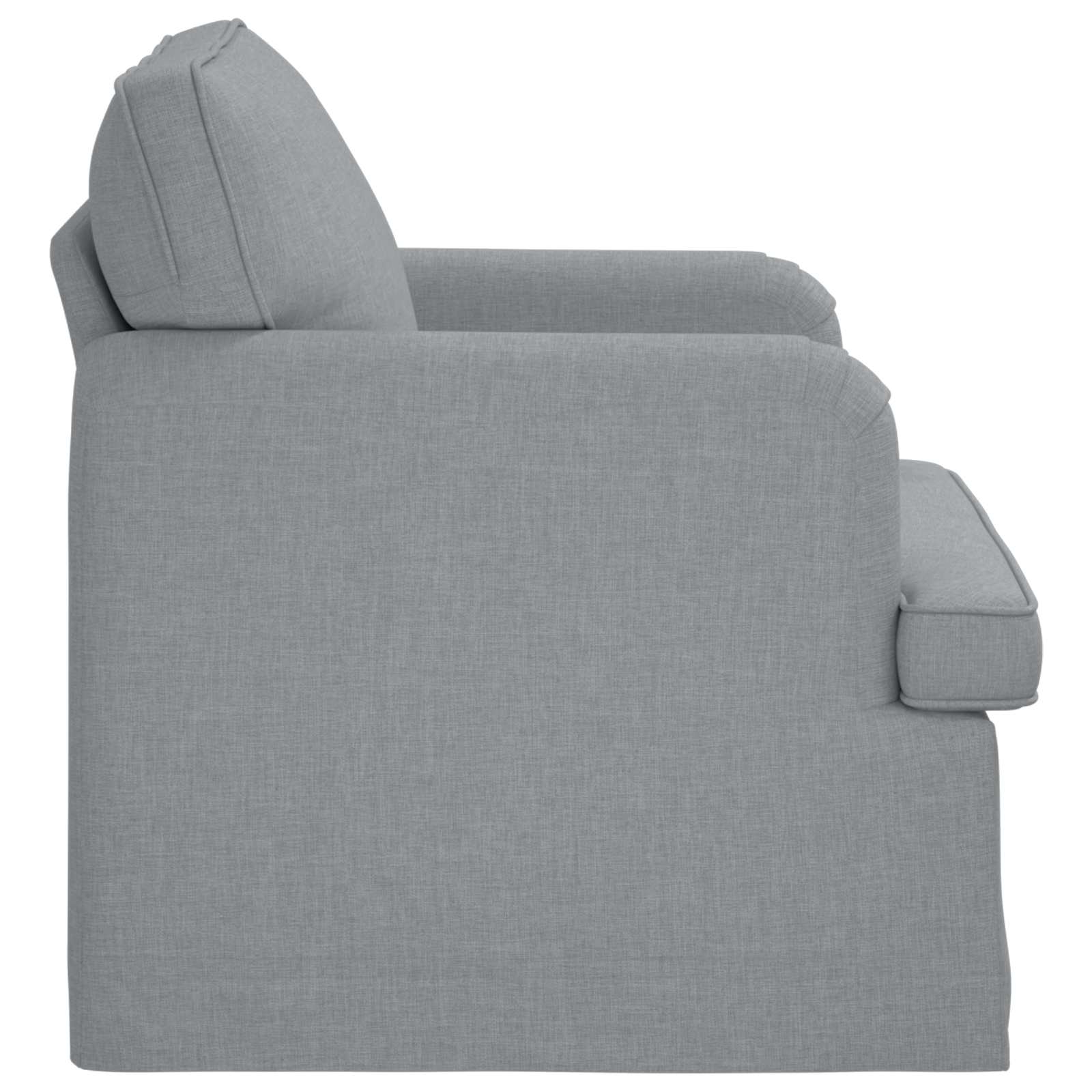 Sofa Svijetlo siva 84 x 80 x 85 cm tkanina