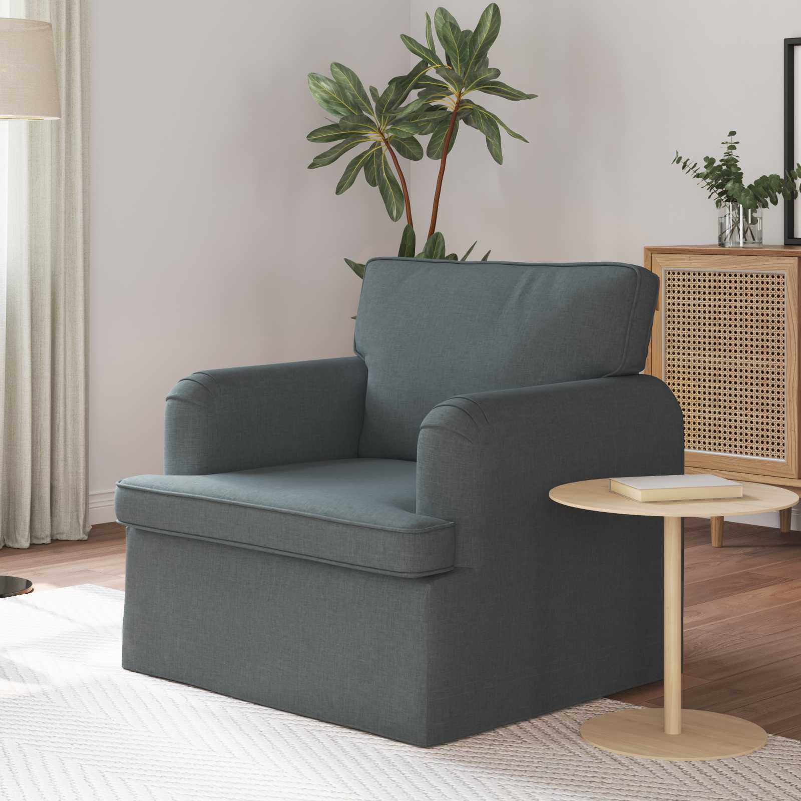 Sofa Tamno siva 84 x 80 x 85 cm tkanina