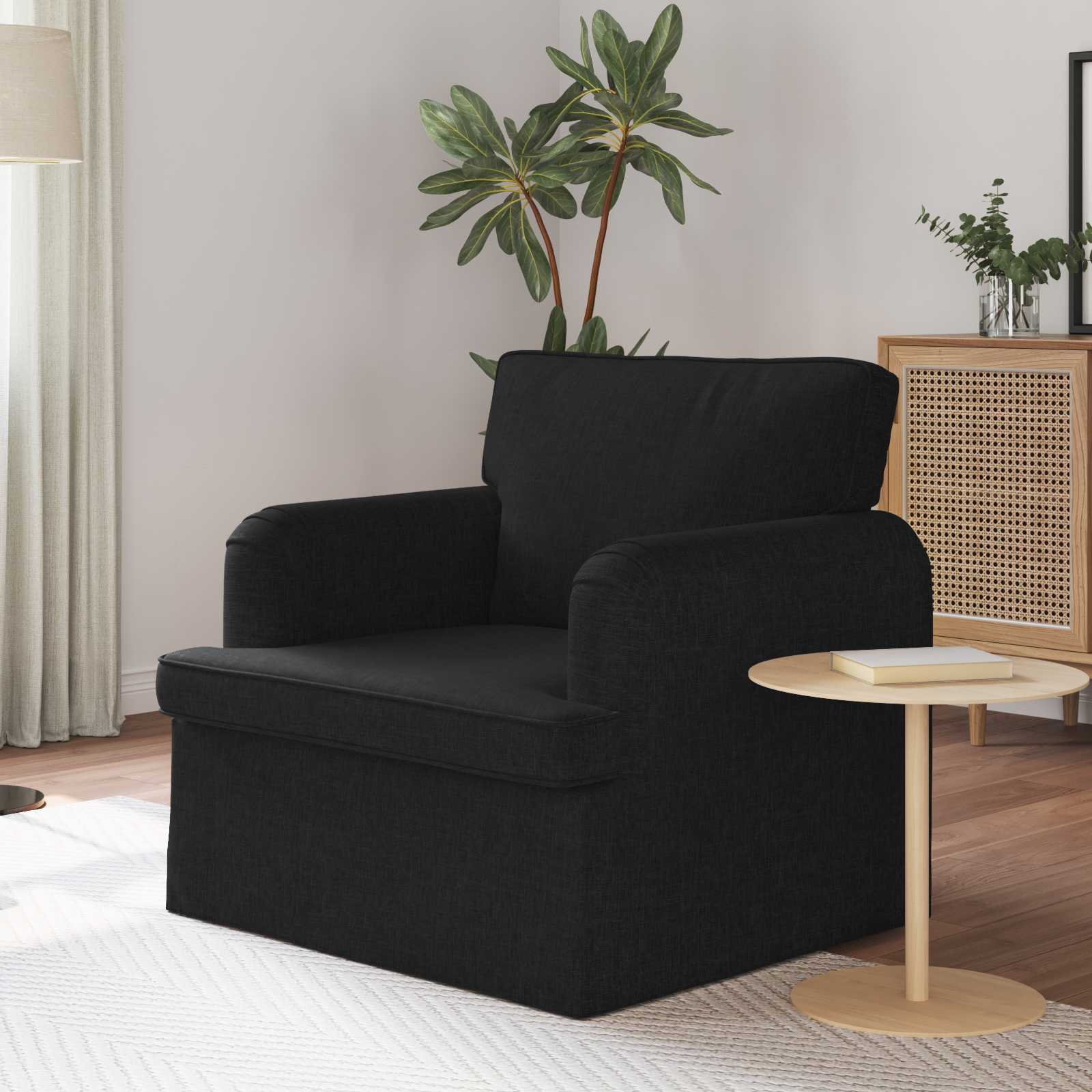 Sofa Crna 84 x 80 x 85 cm tkanina