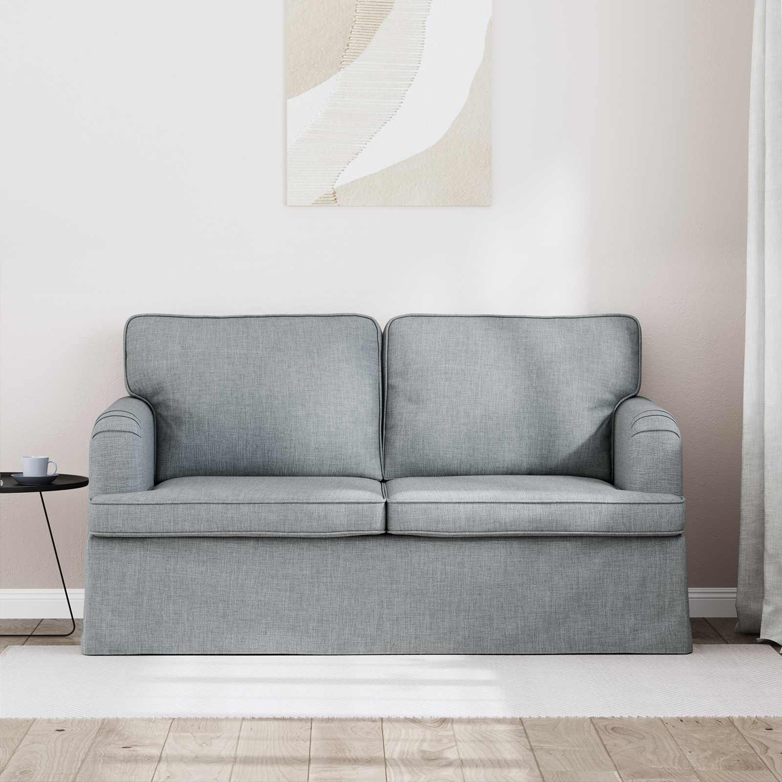 Sofa Svijetlo siva 144 x 80 x 85 cm tkanina