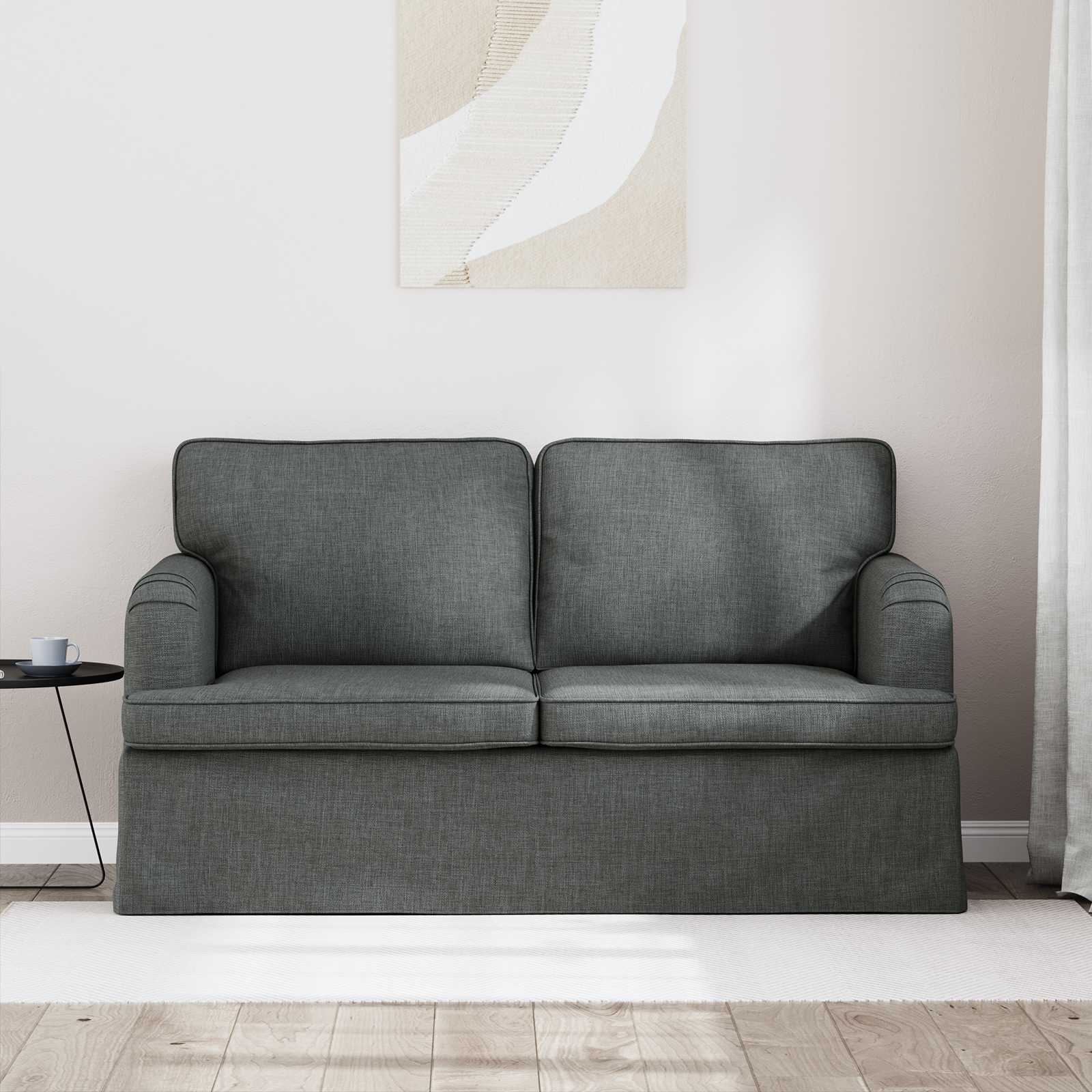 Sofa Tamno siva 144 x 80 x 85 cm tkanina