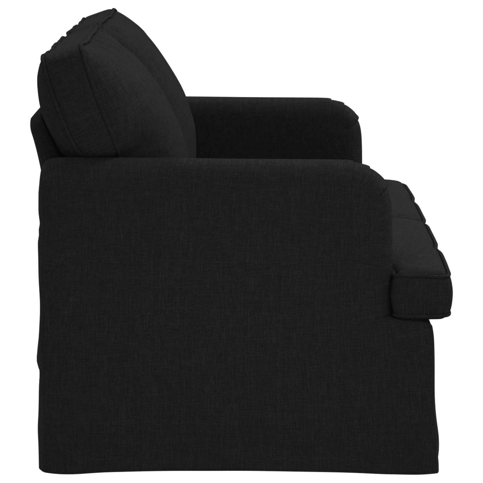 Sofa Crna 144 x 80 x 85 cm tkanina