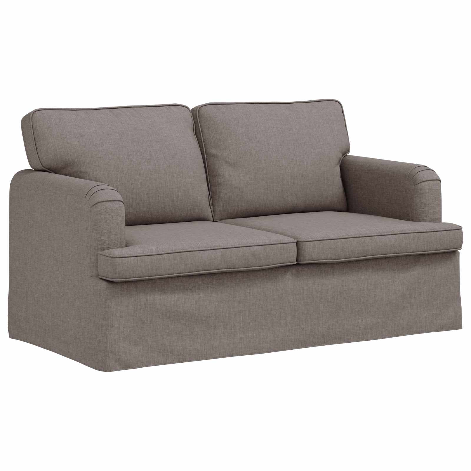Sofa Sivo-smeđa 144 x 80 x 85 cm tkanina