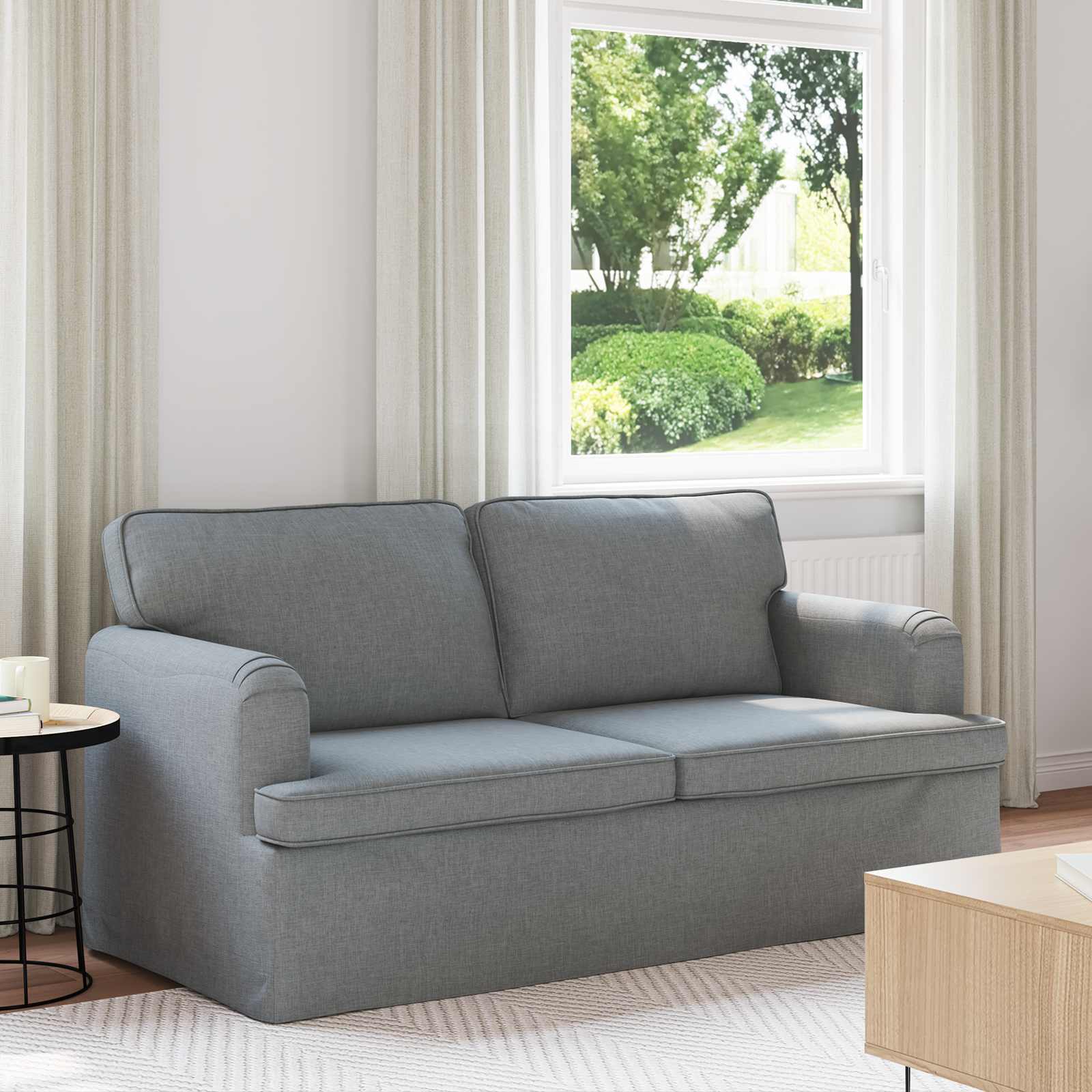 Sofa Svijetlo siva 162 x 80 x 85 cm tkanina