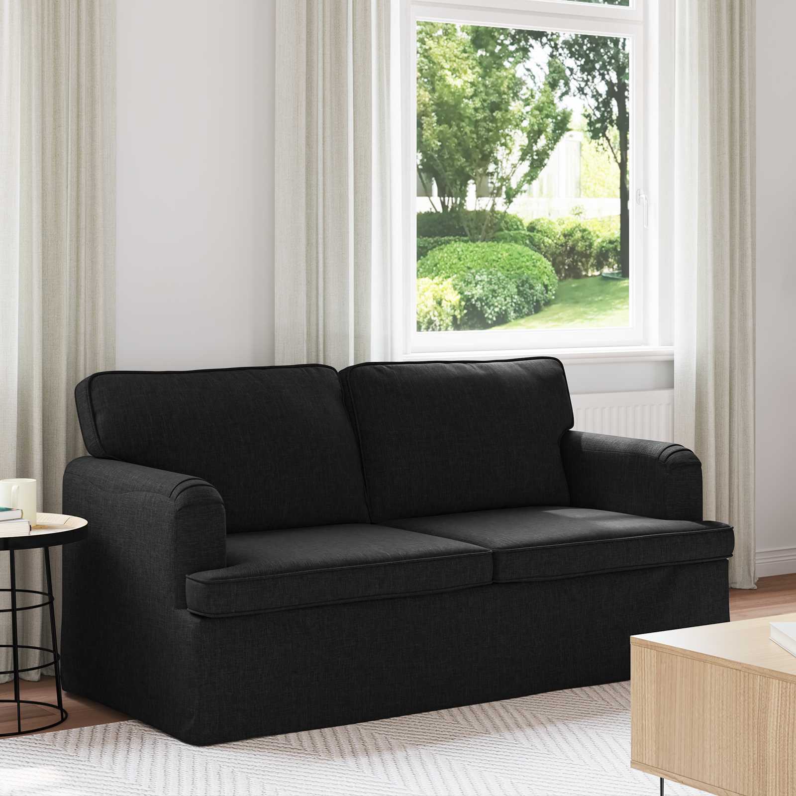 Sofa Crna 162 x 80 x 85 cm tkanina