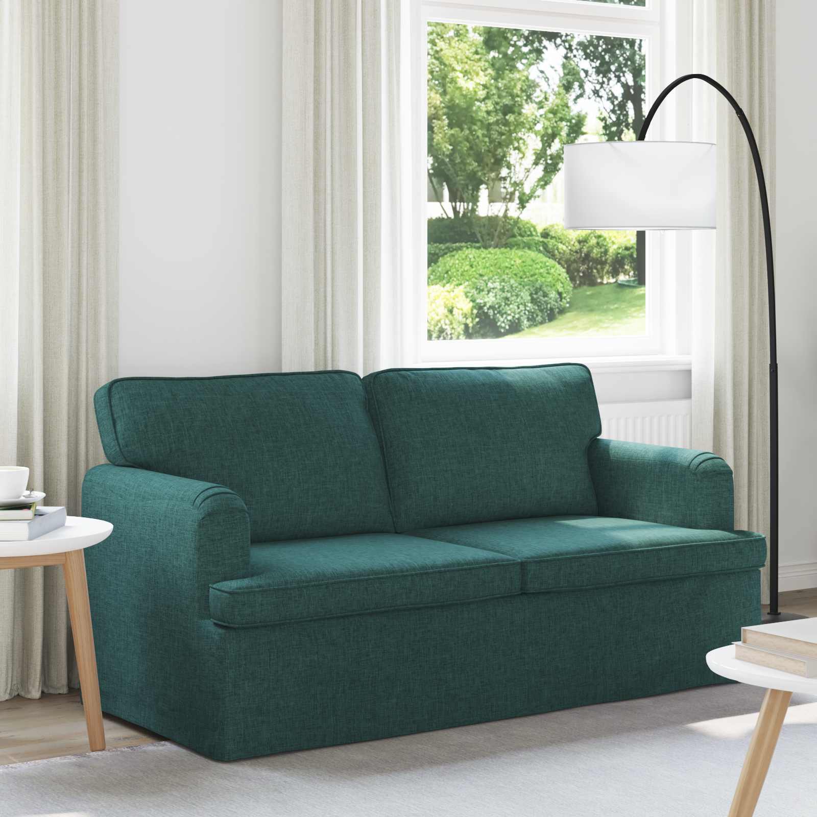 Sofa Tamnozelena 162 x 80 x 85 cm tkanina