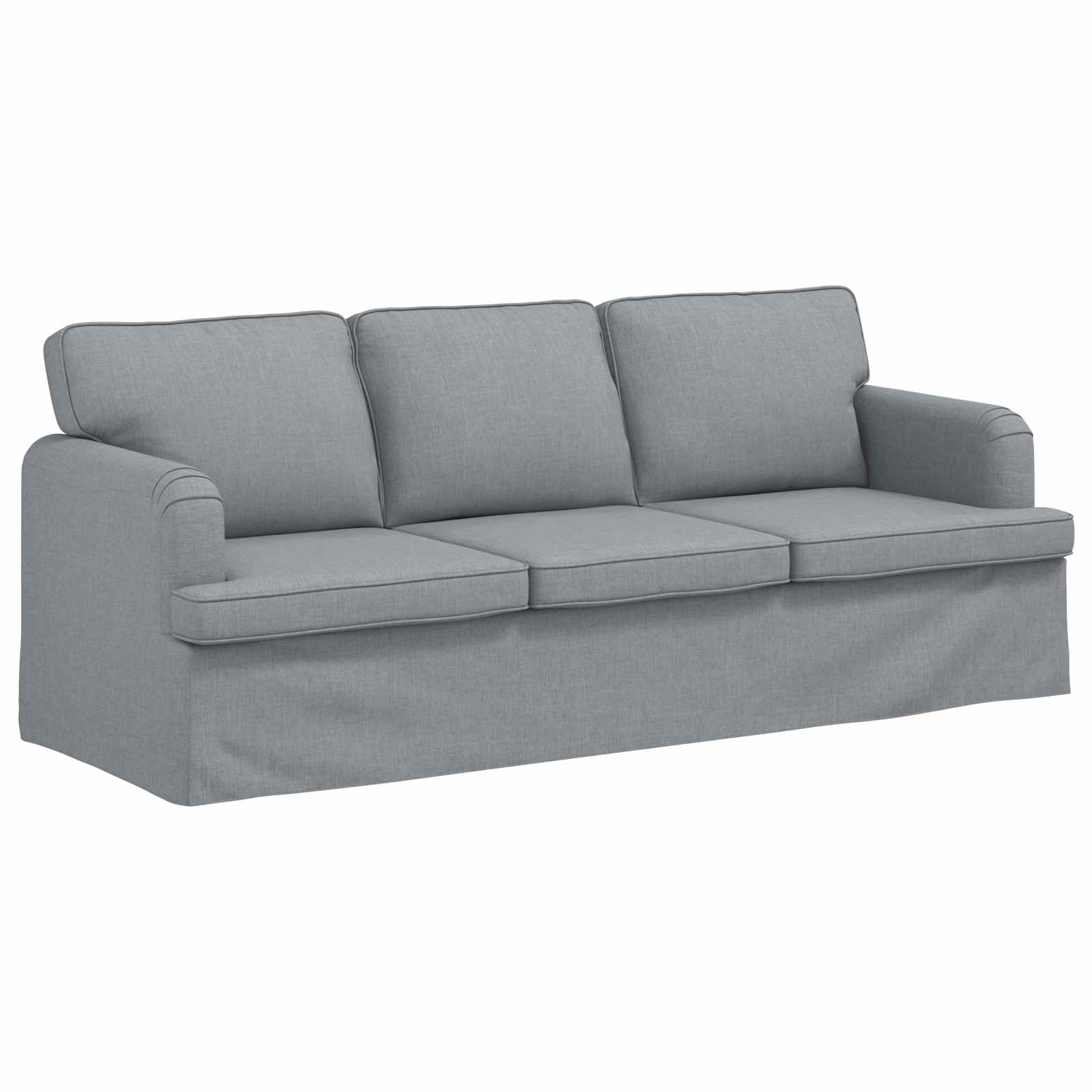 Sofa Svijetlo siva 201 x 80 x 85 cm tkanina