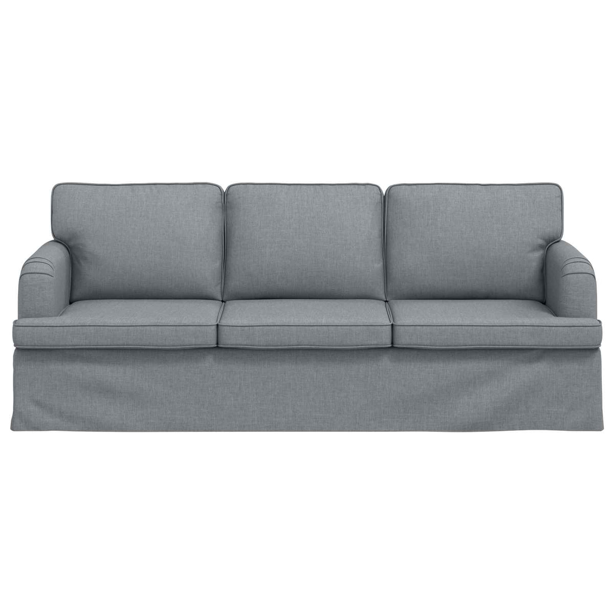 Sofa Svijetlo siva 201 x 80 x 85 cm tkanina