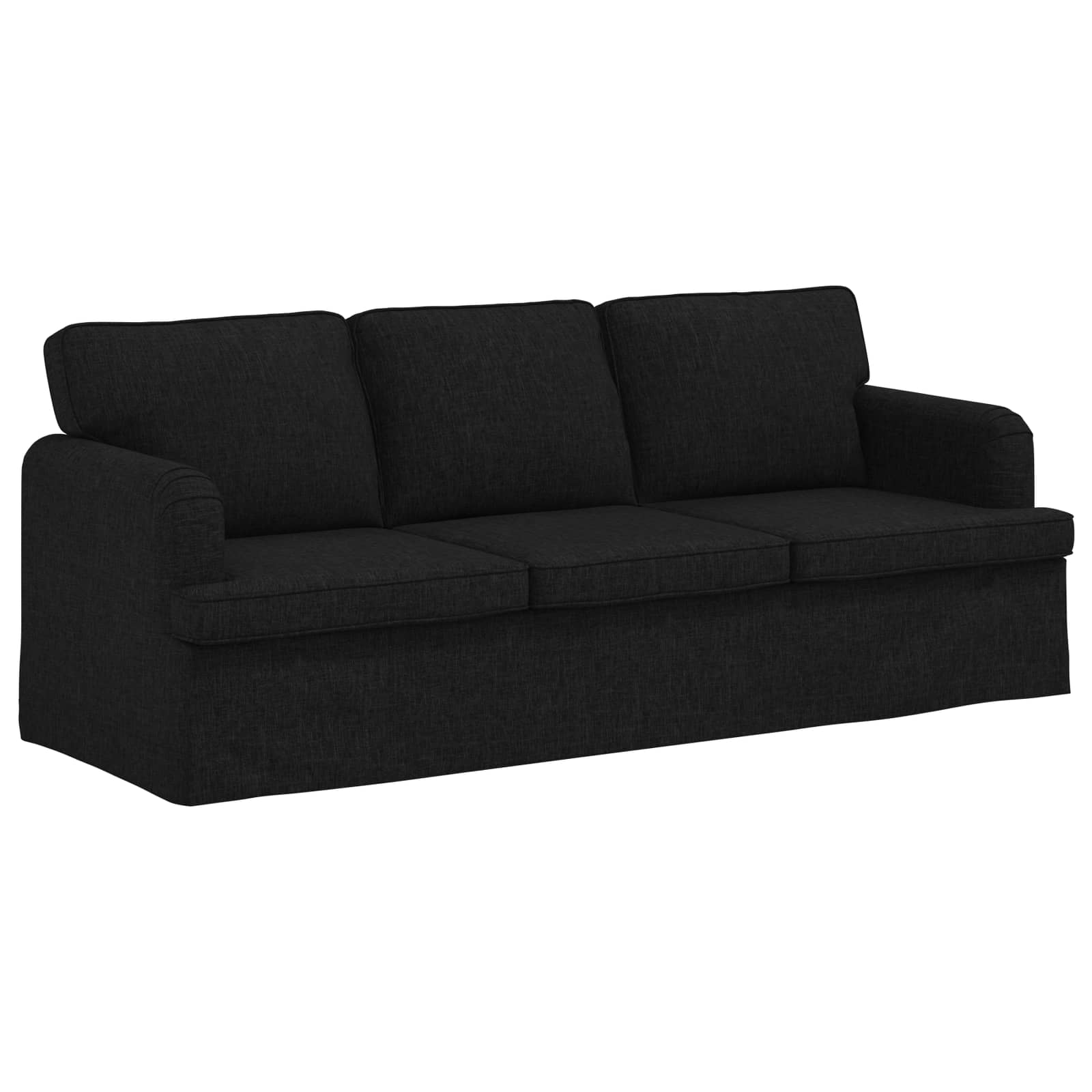 Sofa Crna 201 x 80 x 85 cm tkanina