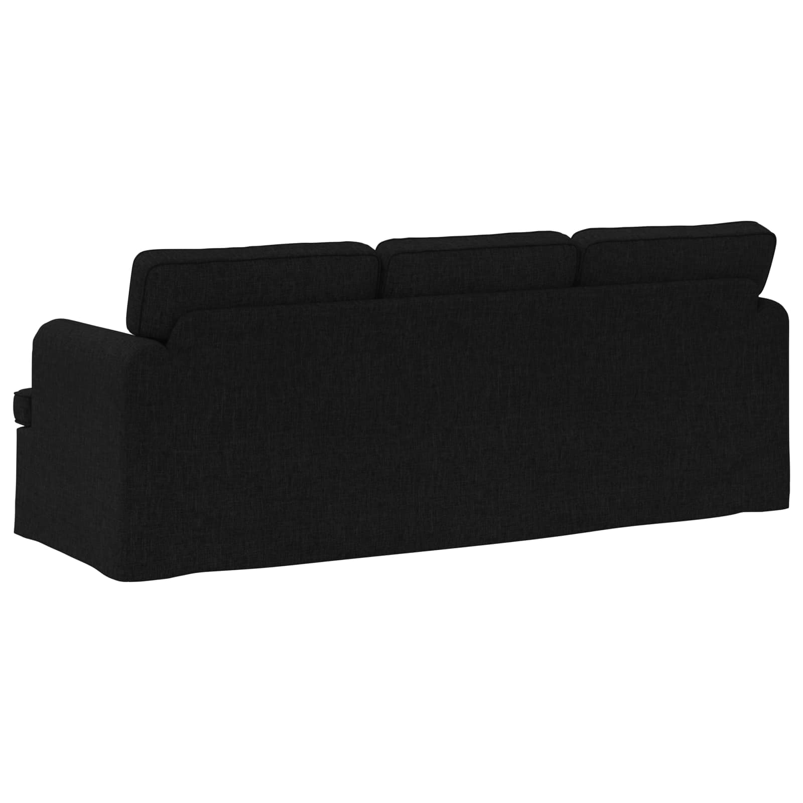 Sofa Crna 201 x 80 x 85 cm tkanina