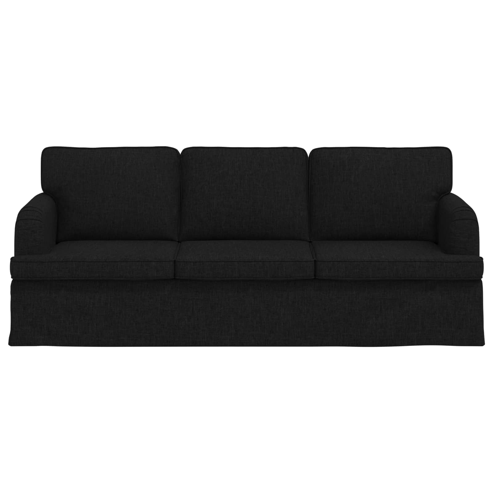 Sofa Crna 201 x 80 x 85 cm tkanina