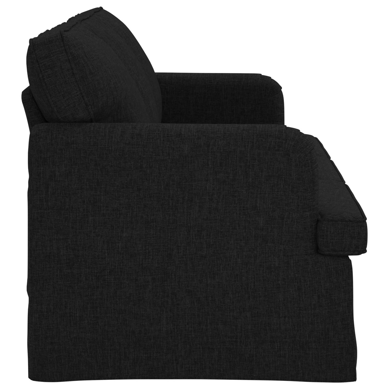 Sofa Crna 201 x 80 x 85 cm tkanina