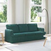 Sofa Tamnozelena 201 x 80 x 85 cm tkanina