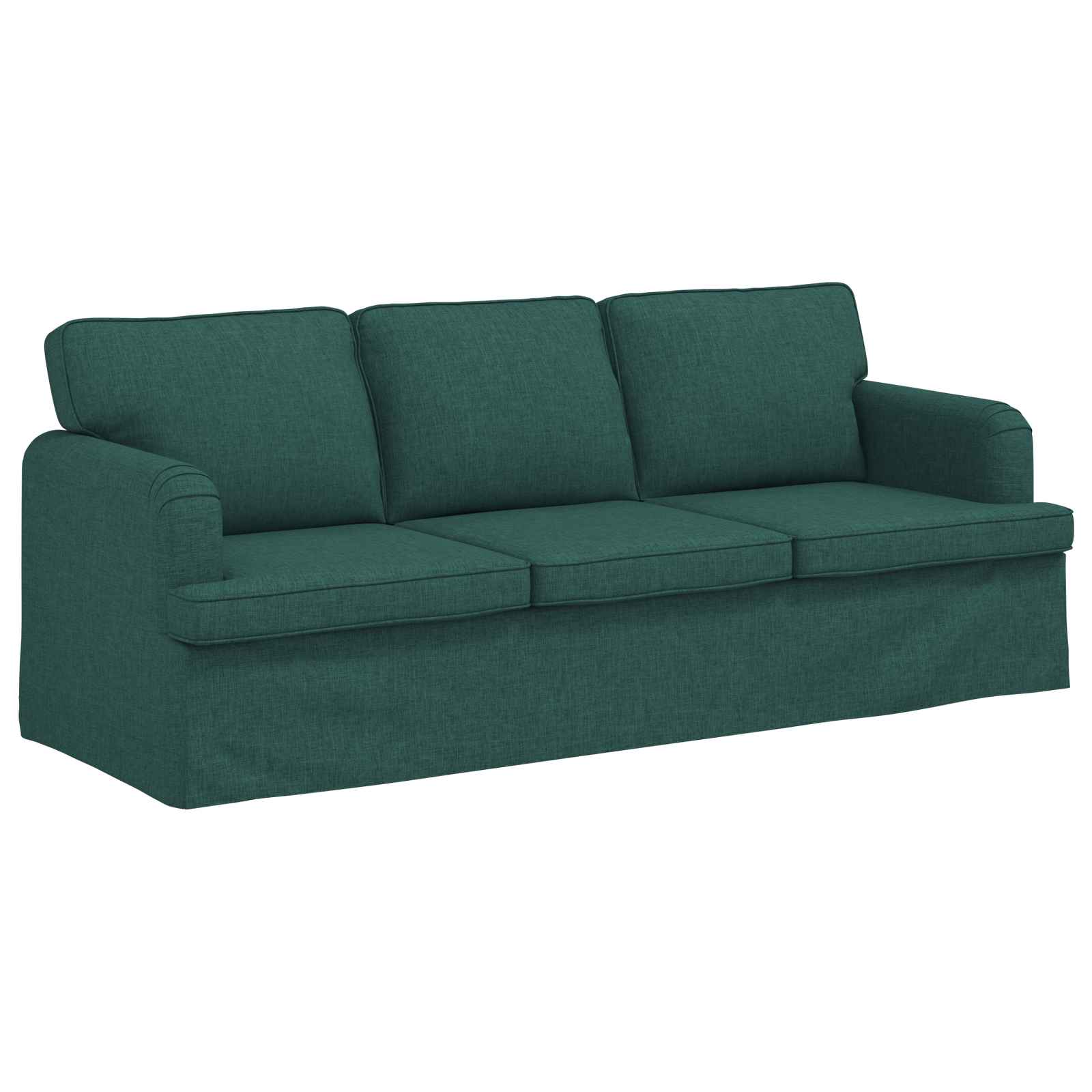Sofa Tamnozelena 201 x 80 x 85 cm tkanina