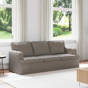 Sofa Sivo-smeđa 201 x 80 x 85 cm tkanina