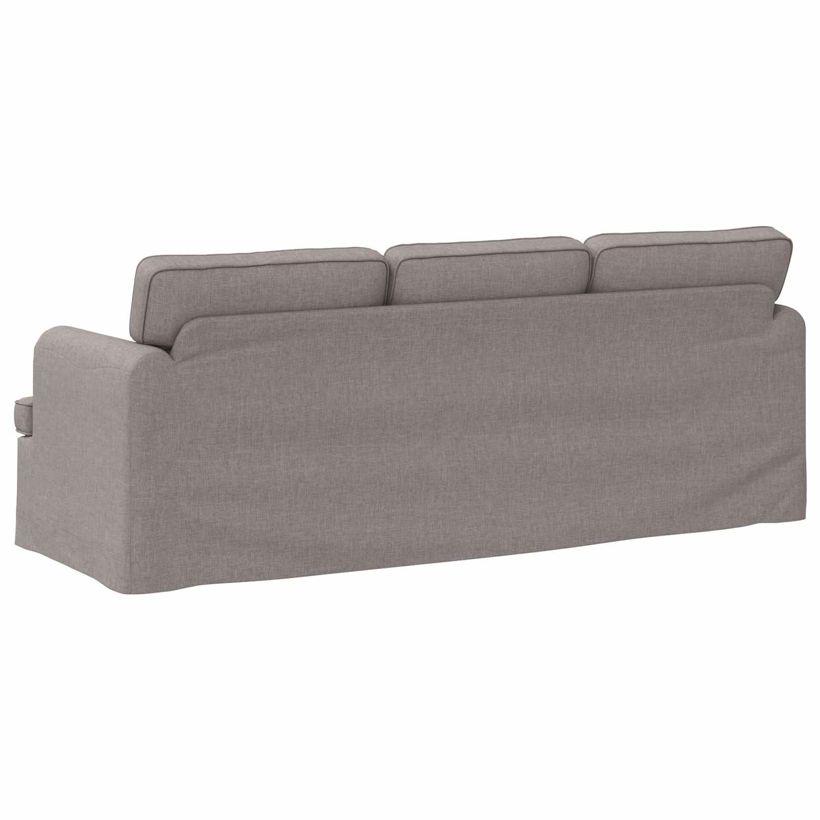 Sofa Sivo-smeđa 201 x 80 x 85 cm tkanina