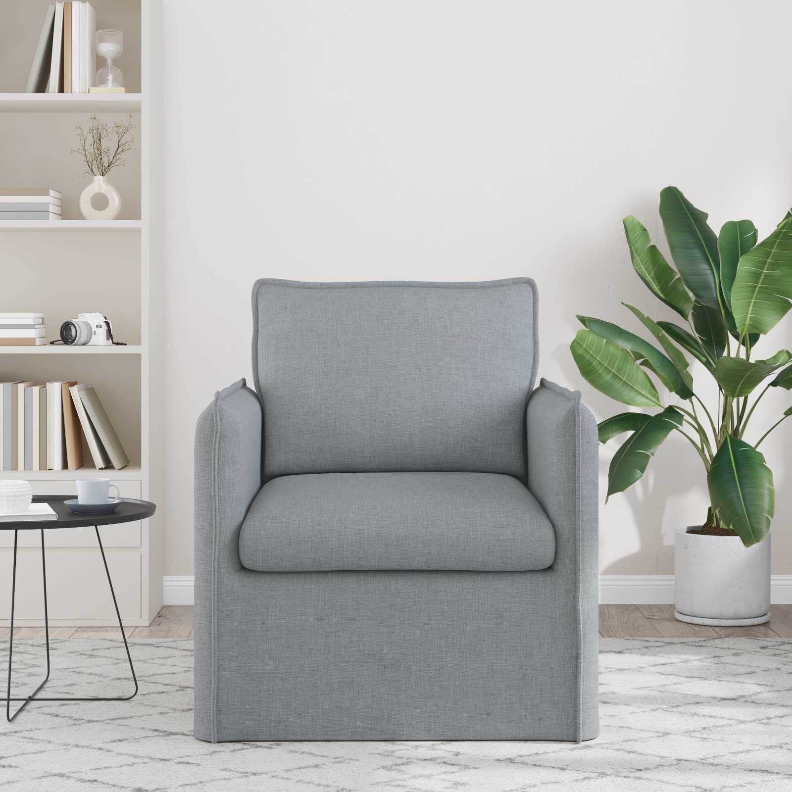Sofa Svijetlo siva 75 x 82 x 85 cm tkanina