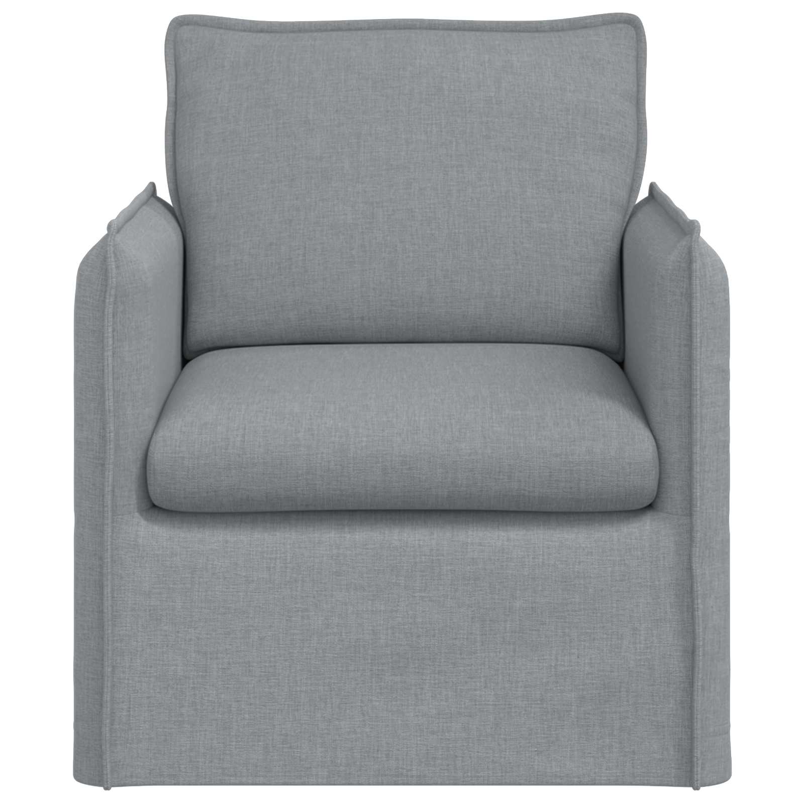 Sofa Svijetlo siva 75 x 82 x 85 cm tkanina