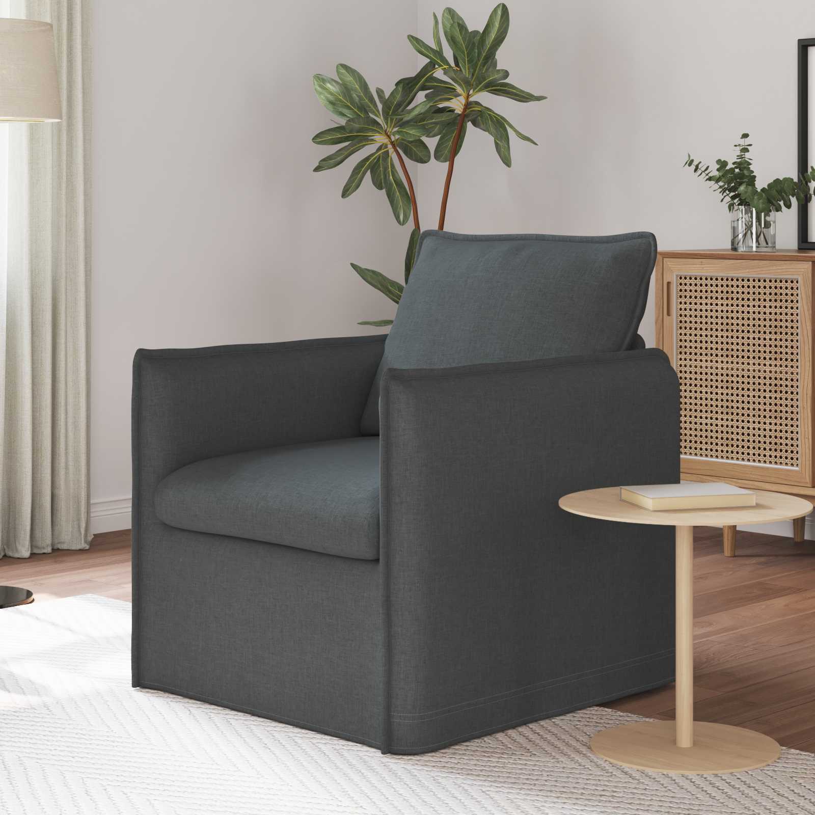 Sofa Tamno siva 75 x 82 x 85 cm tkanina
