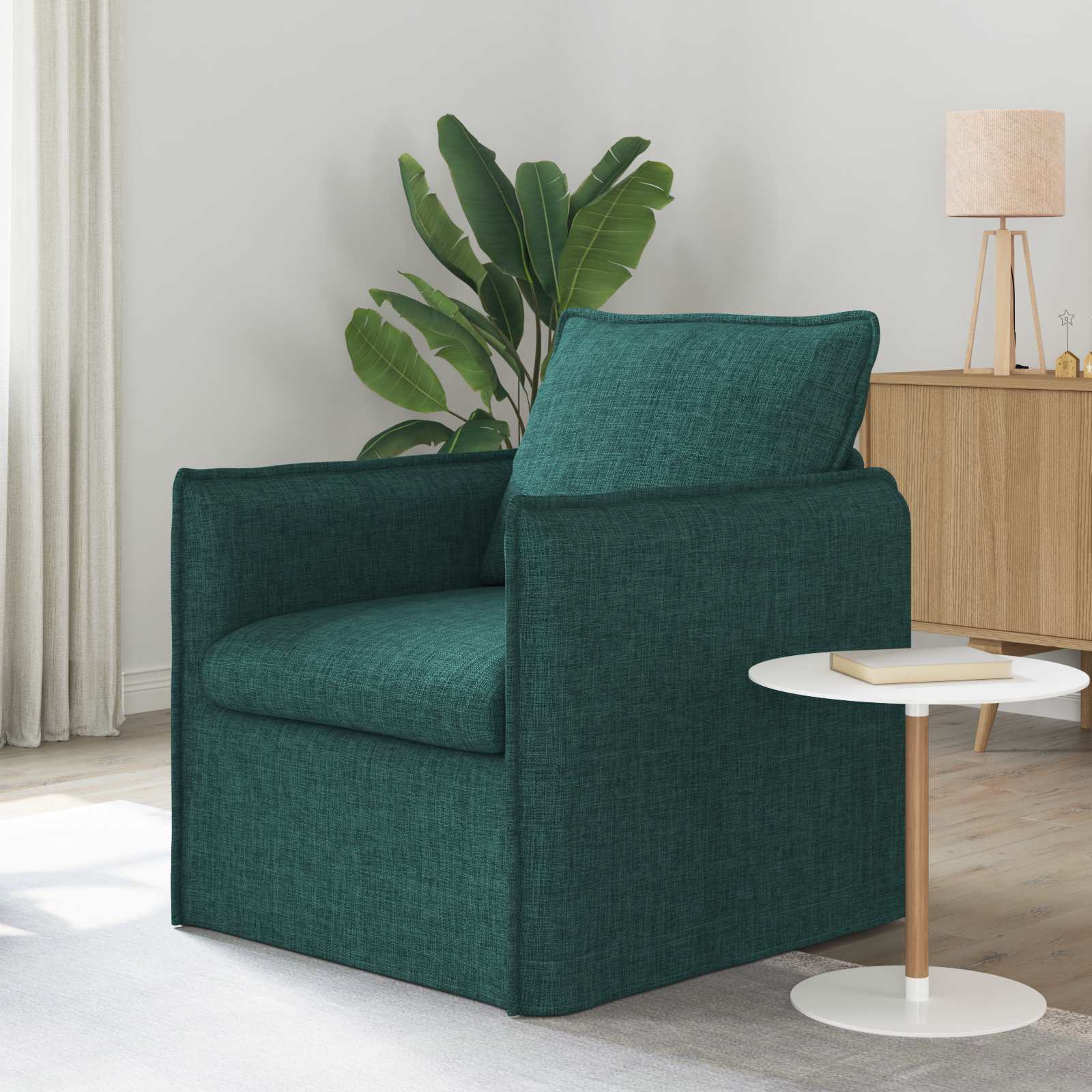 Sofa Tamnozelena 75 x 82 x 85 cm tkanina
