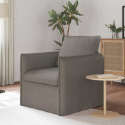 Sofa Sivo-smeđa 75 x 82 x 85 cm tkanina