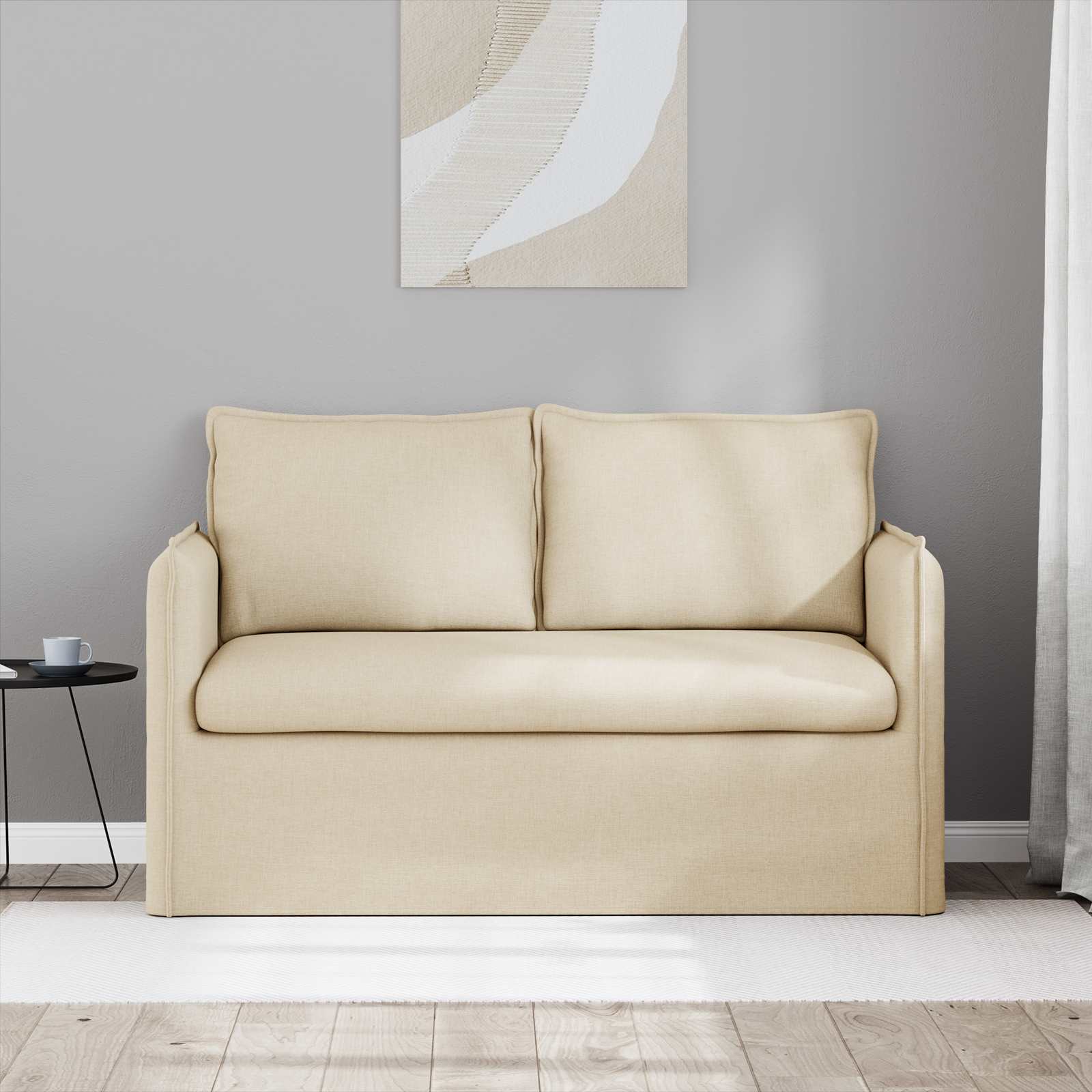 Sofa Krema 136 x 82 x 85 cm tkanina