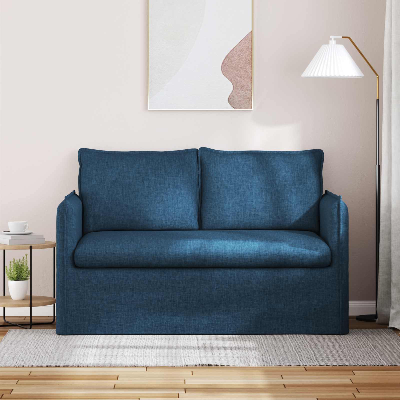 Sofa Plava 136 x 82 x 85 cm tkanina