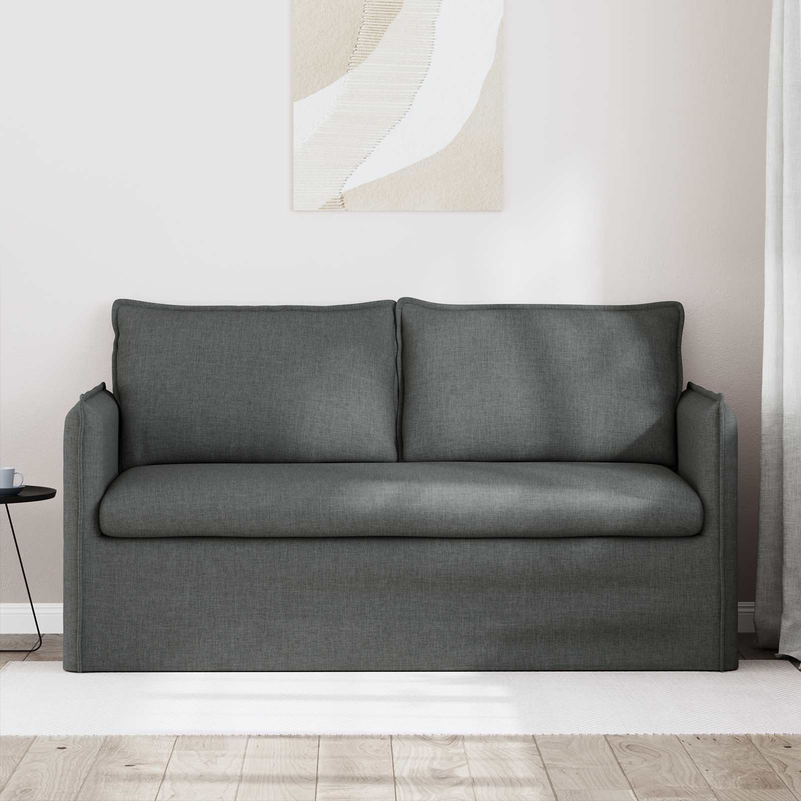 Sofa Tamno siva 156 x 82 x 85 cm tkanina