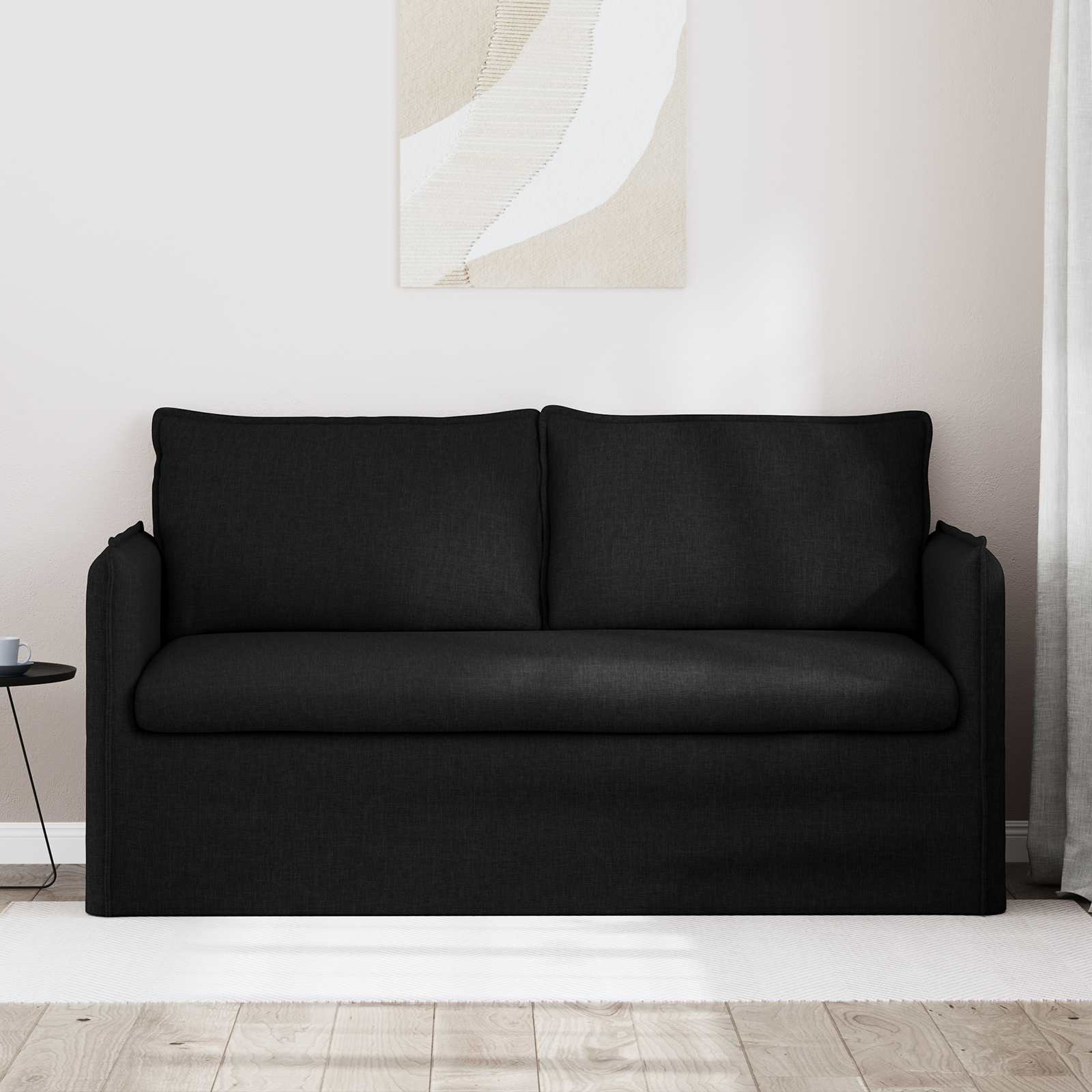 Sofa Crna 156 x 82 x 85 cm tkanina