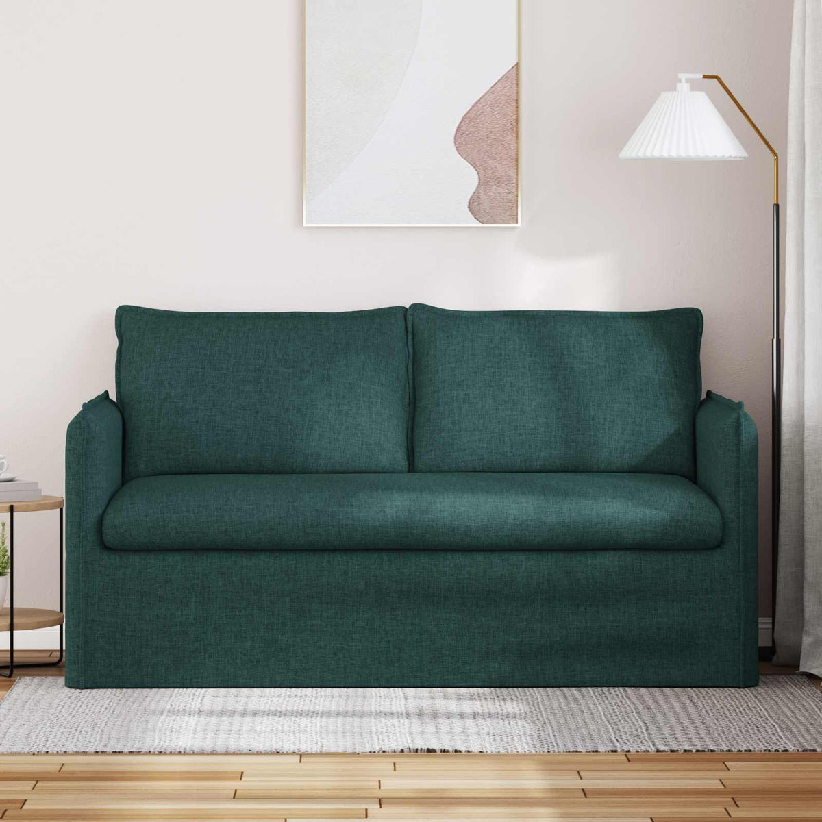 Sofa Tamnozelena 156 x 82 x 85 cm tkanina