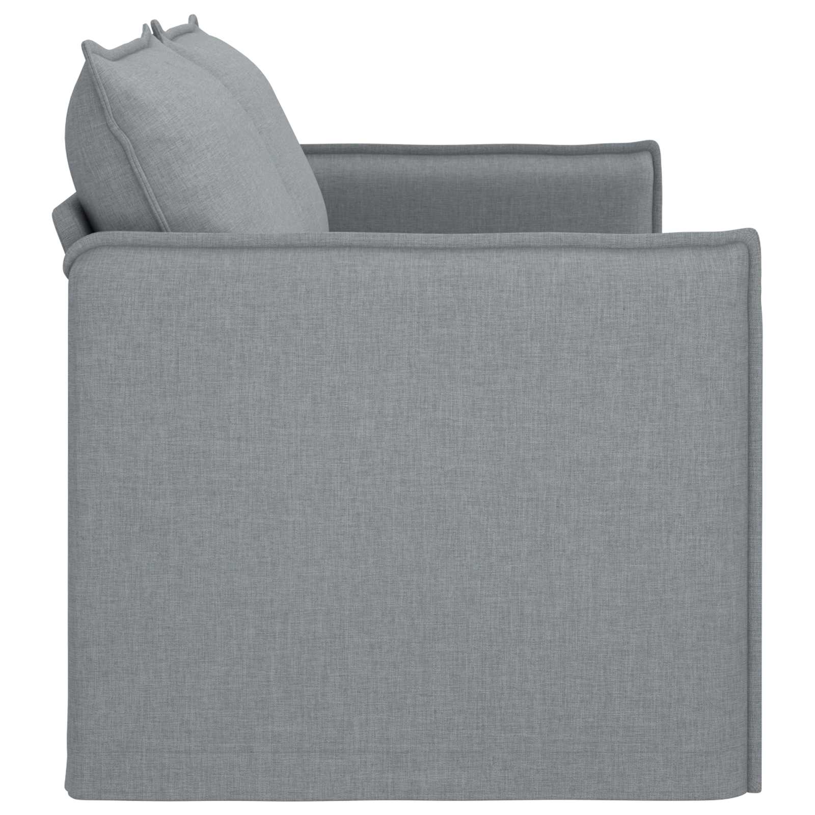 Sofa Svijetlo siva 196 x 82 x 85 cm tkanina