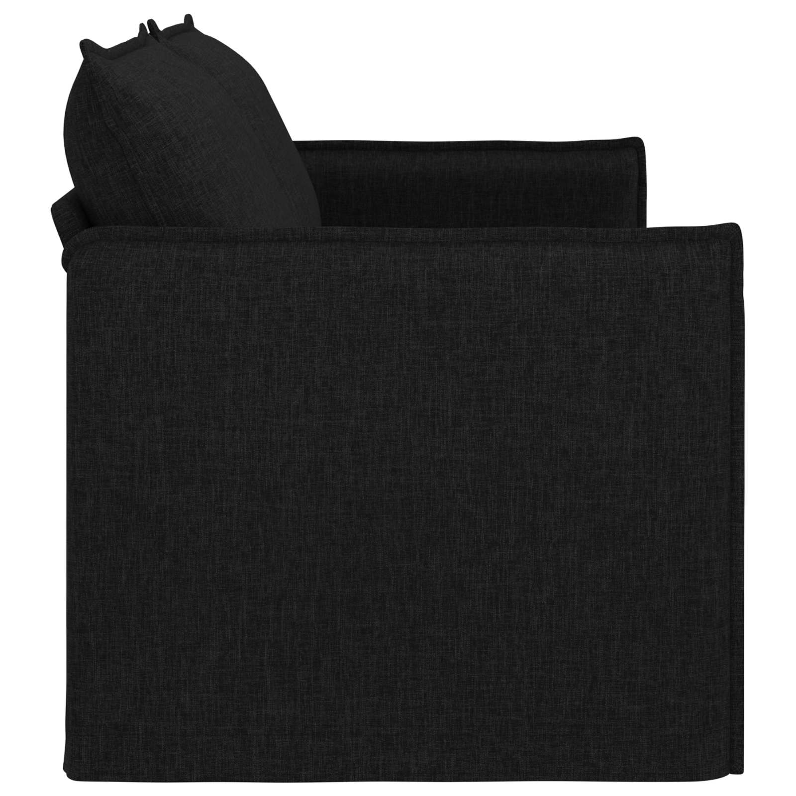 Sofa Crna 196 x 82 x 85 cm tkanina