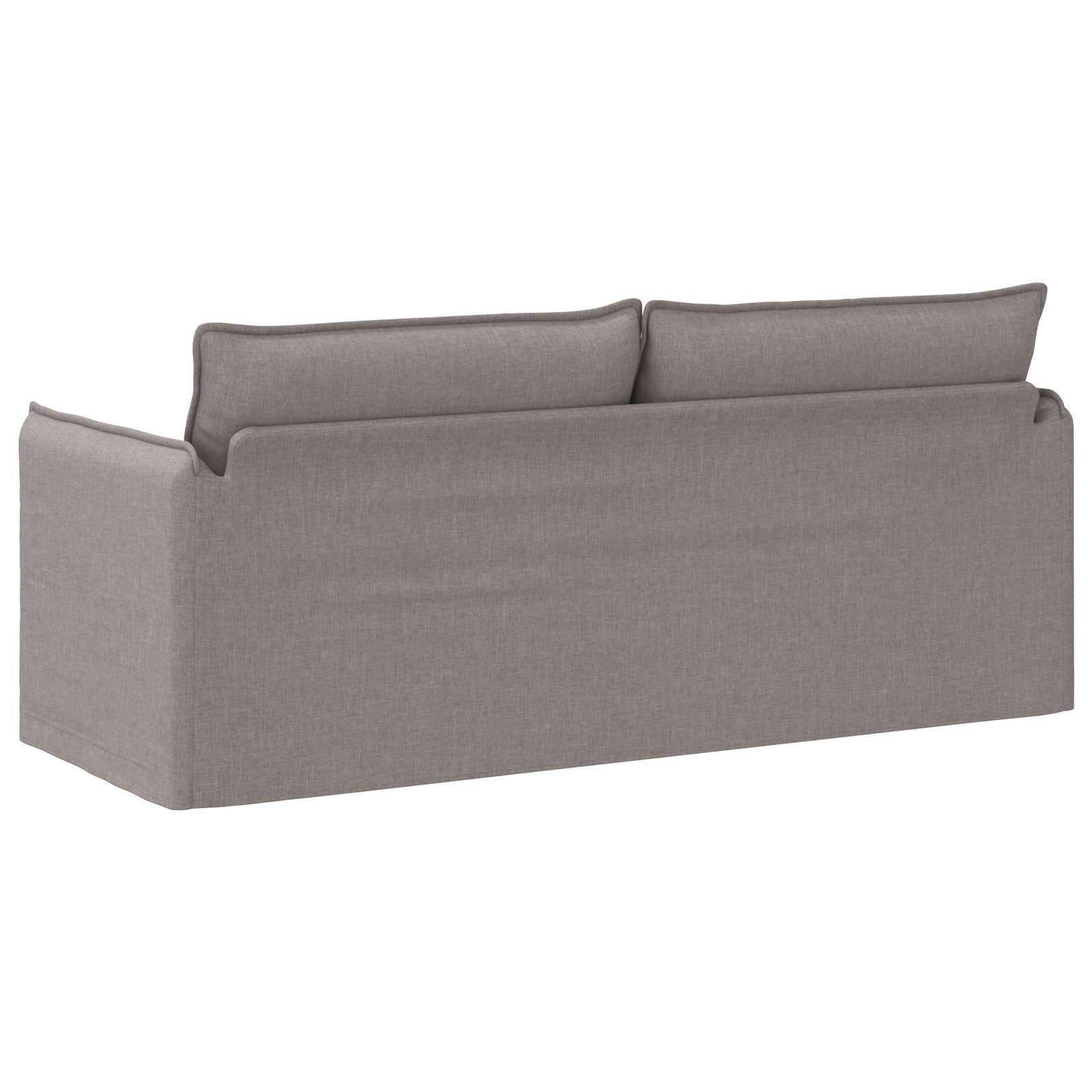 Sofa Sivo-smeđa 196 x 82 x 85 cm tkanina