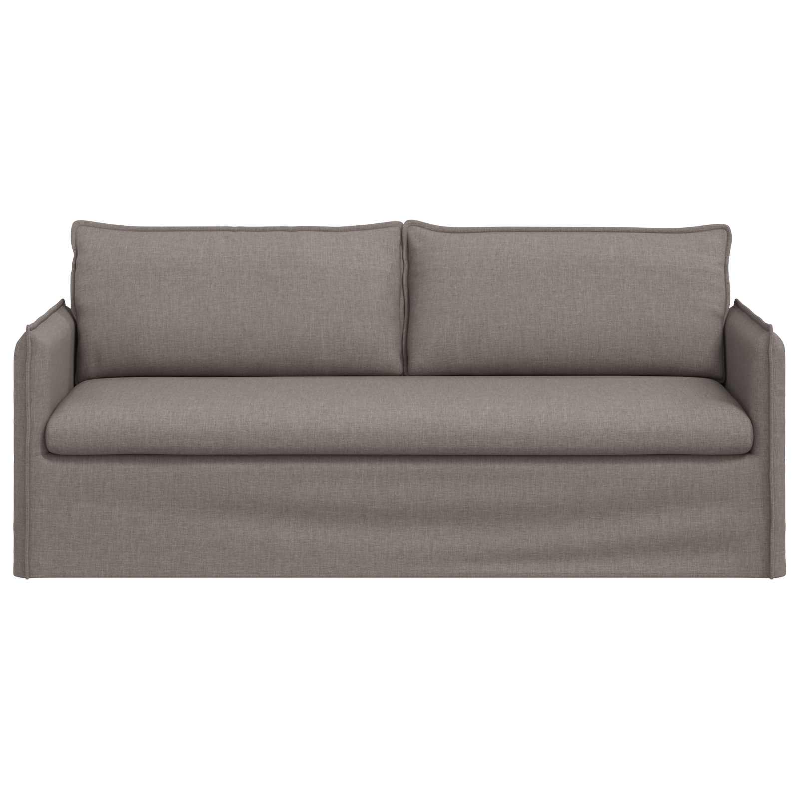Sofa Sivo-smeđa 196 x 82 x 85 cm tkanina