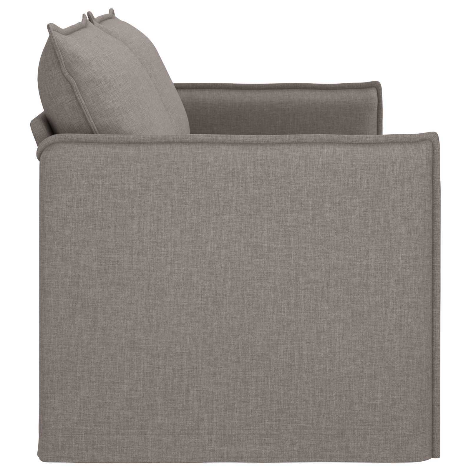 Sofa Sivo-smeđa 196 x 82 x 85 cm tkanina