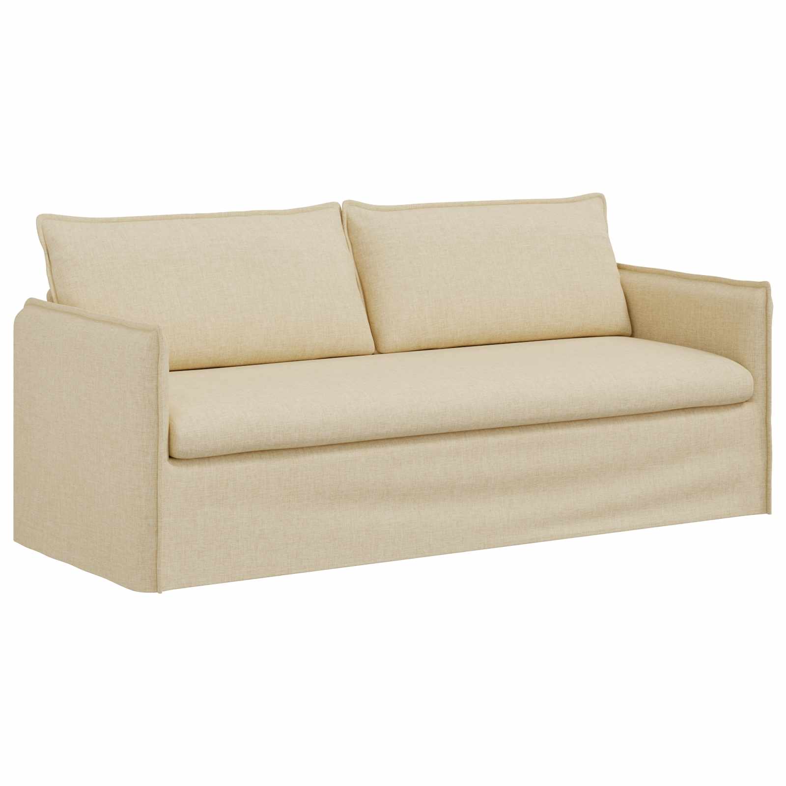 Sofa Krema 196 x 82 x 85 cm tkanina
