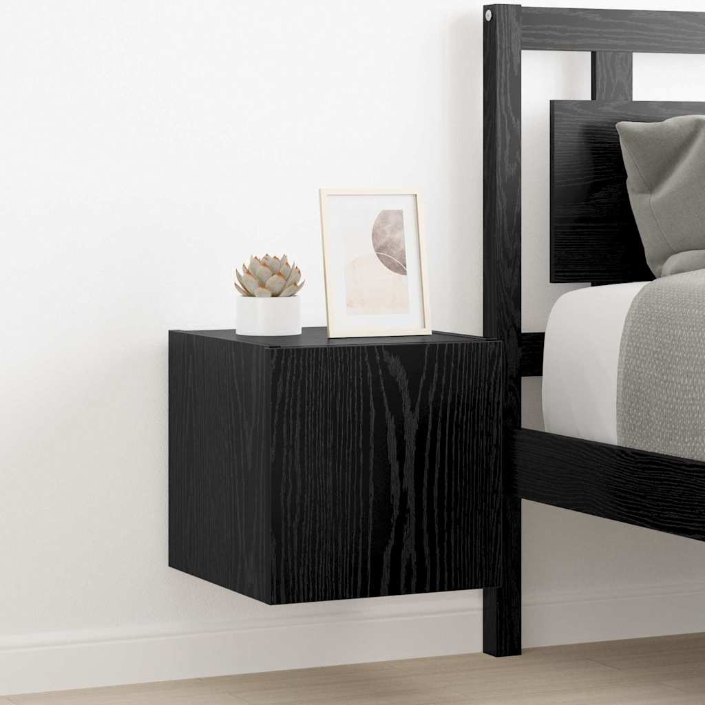TV zidni ormar Crni hrast 30,5 x 35 x 30 cm Konstruirano drvo