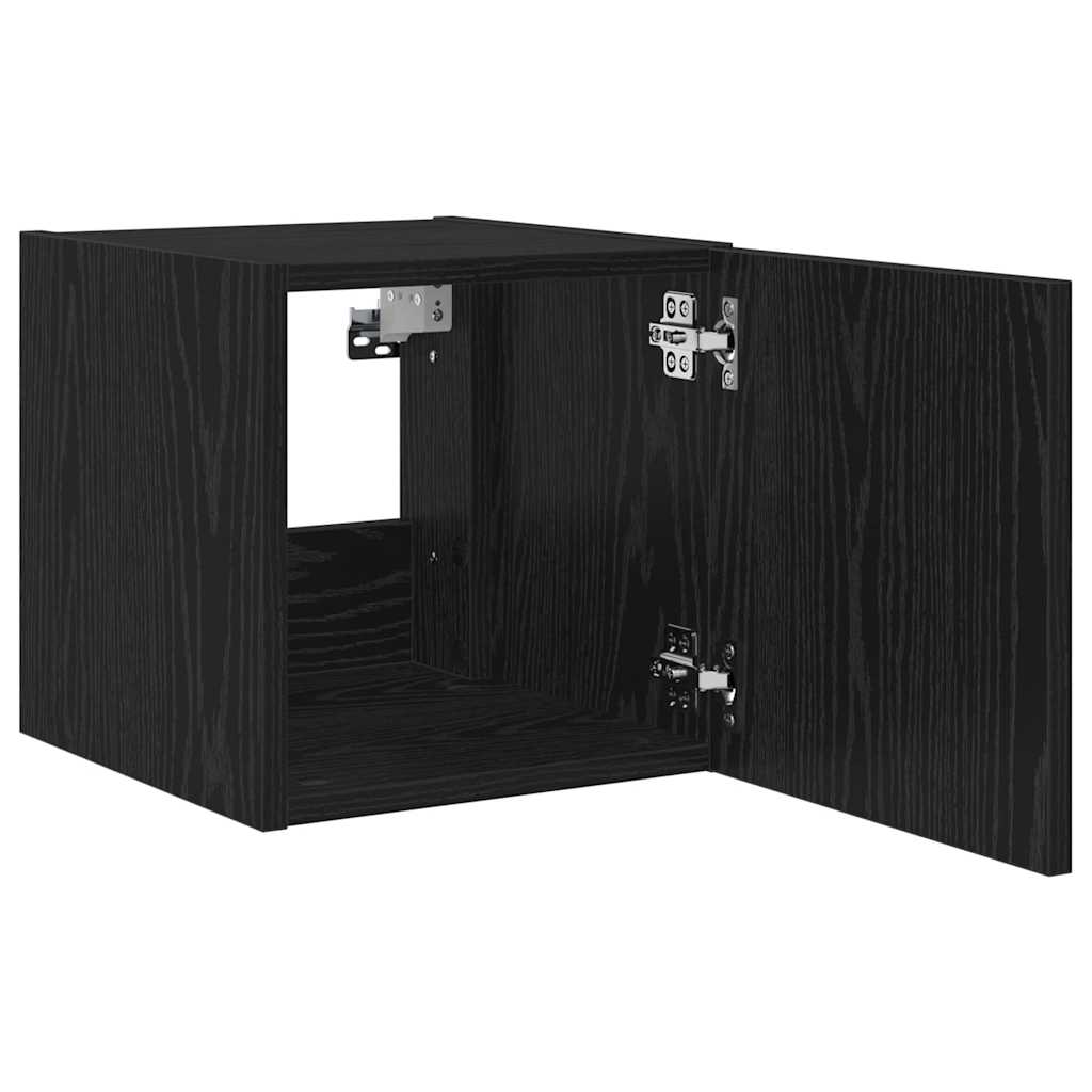 TV zidni ormar Crni hrast 30,5 x 35 x 30 cm Konstruirano drvo