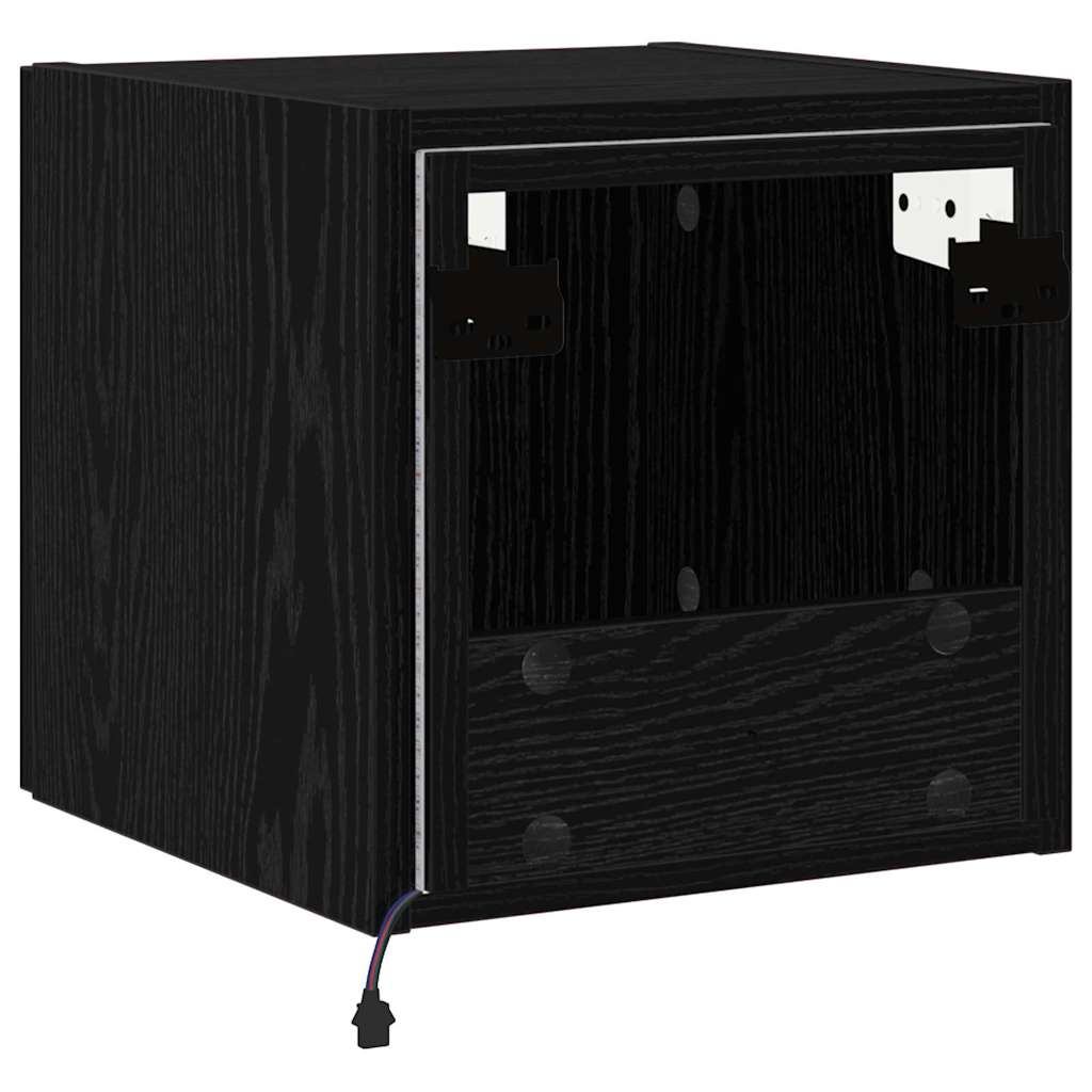 TV zidni ormar Crni hrast 30,5 x 35 x 30 cm Konstruirano drvo