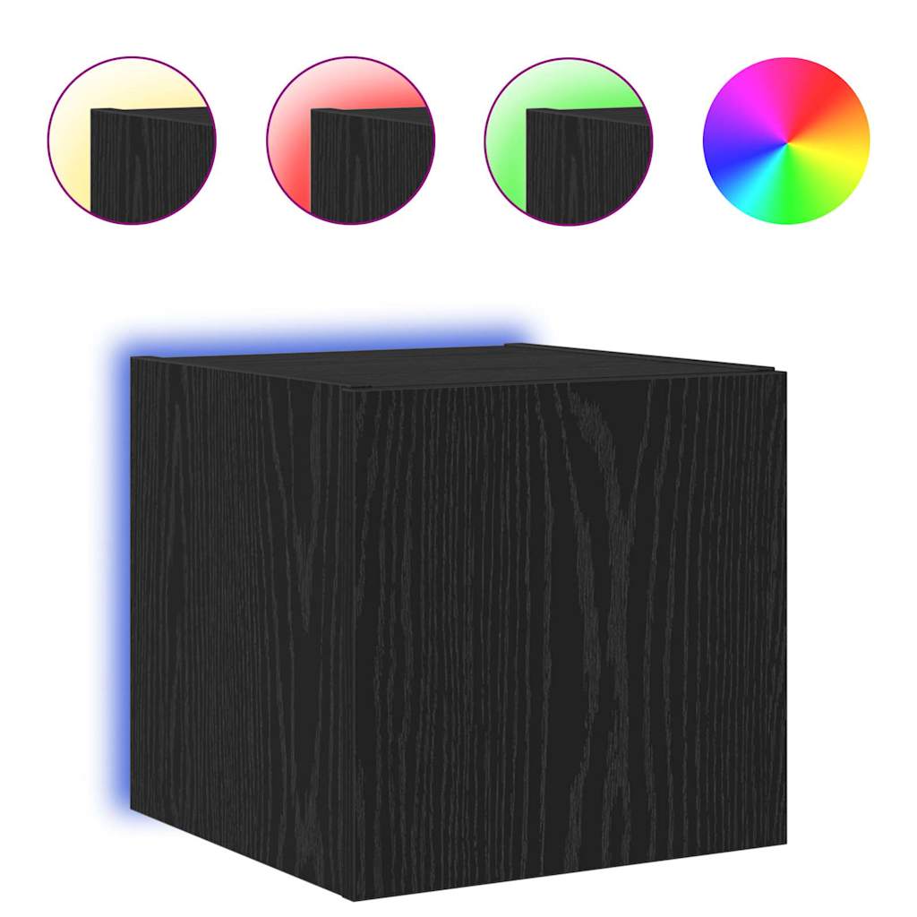 TV zidni ormar Crni hrast 30,5 x 35 x 30 cm Konstruirano drvo